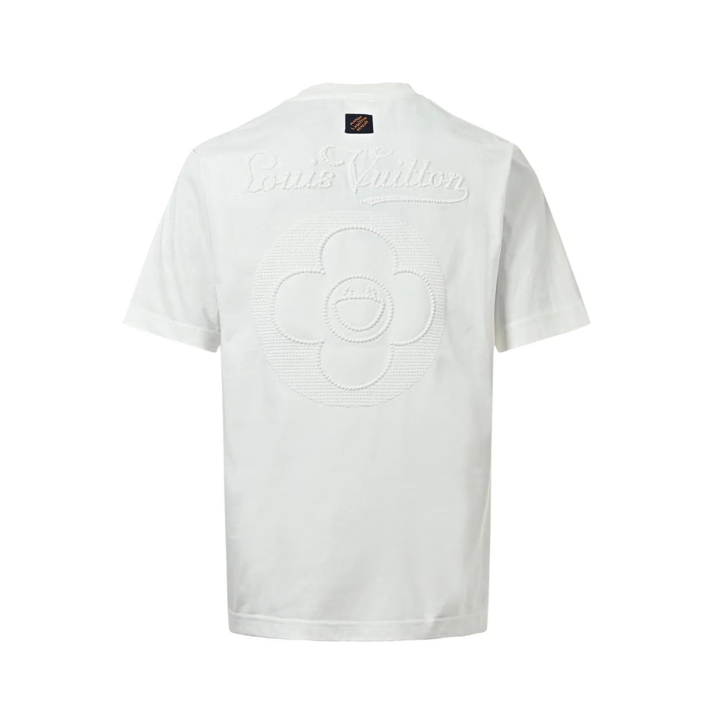 Louis Vuitton/Louis Vuitton round neck short sleeves with sunflower embroidery on the back